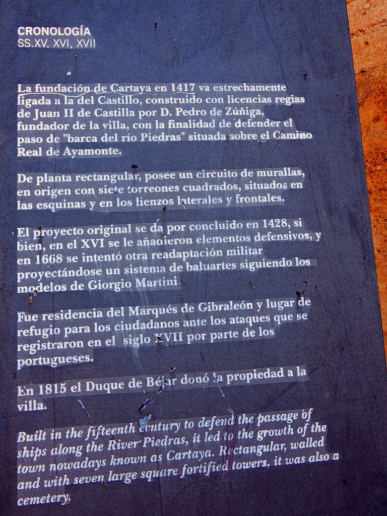 Foto: Información del Castillo - Cartaya (Huelva), España