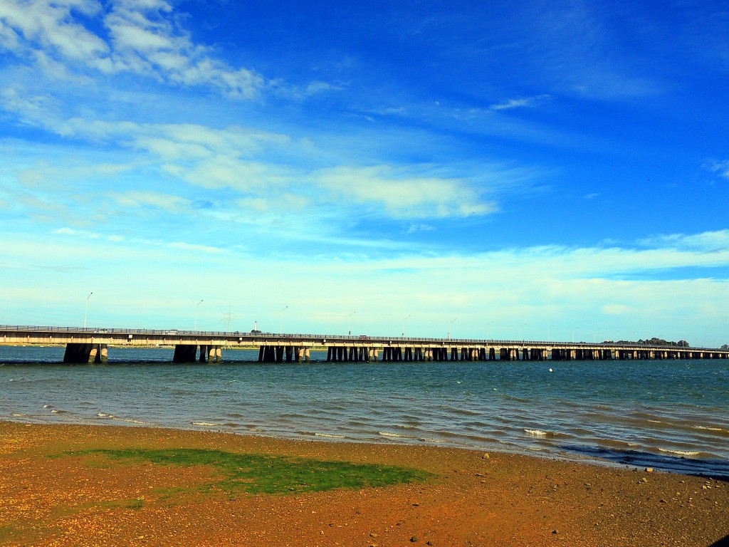 Foto: Puente sobre el Río Tinto - Huelva (Andalucía), España