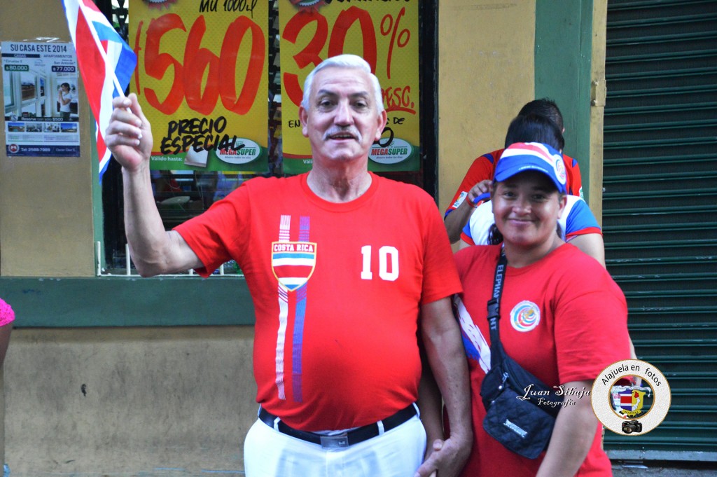 Foto: COSTA RICA  PASA A CUARTOS DE FINAL EN EL MUNDIAL 2014 - Alajuela, Costa Rica