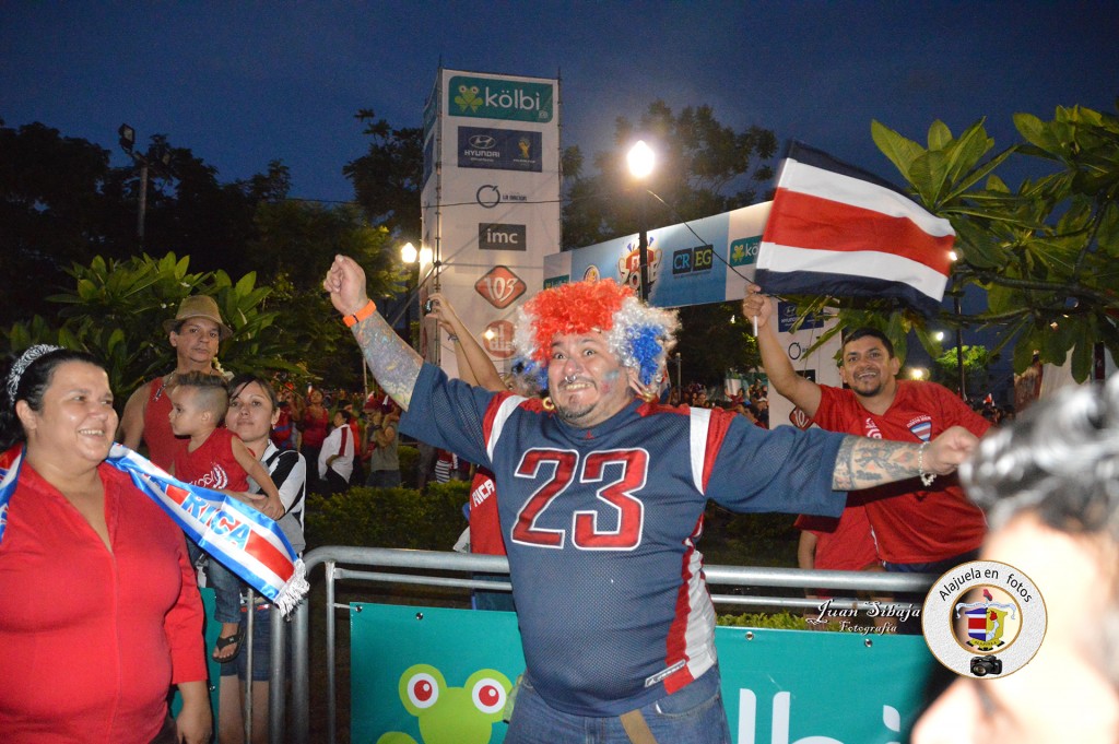 Foto: COSTA RICA PASA A CUARTOS DE FINAL EN EL MUNDIAL 2014 - Alajuela, Costa Rica