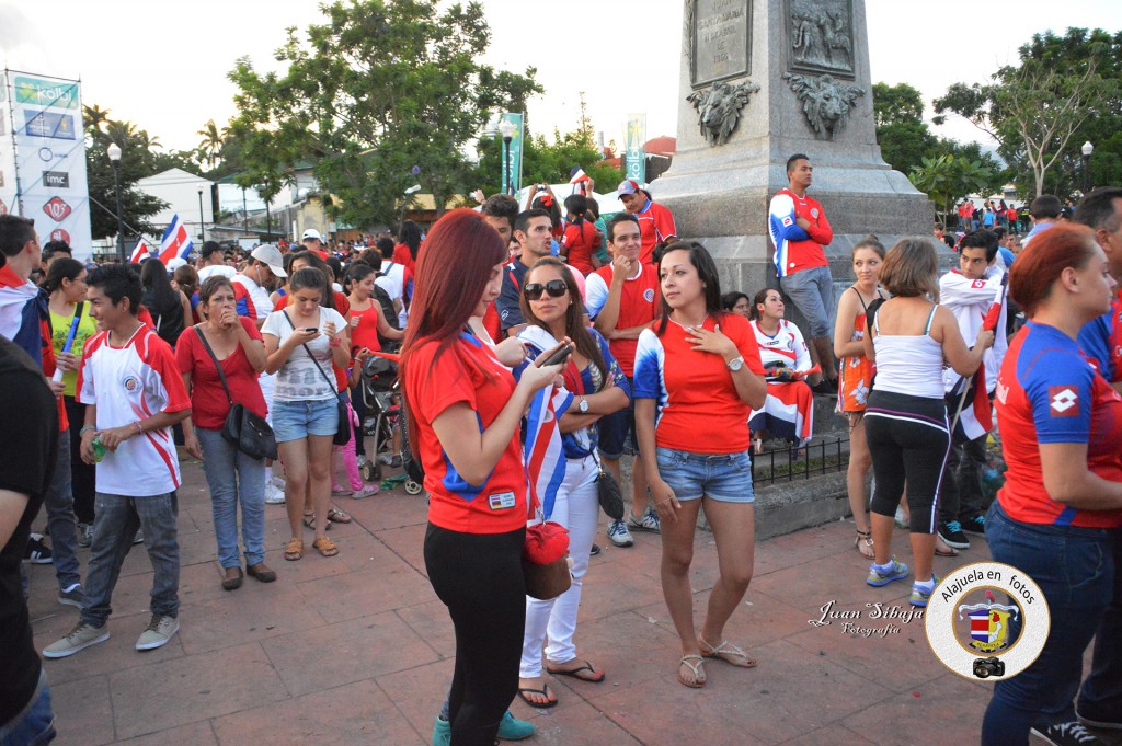 Foto: COSTA RICA PASA A CUARTOS DE FINAL EN EL MUNDIAL 2014 - Alajuela, Costa Rica