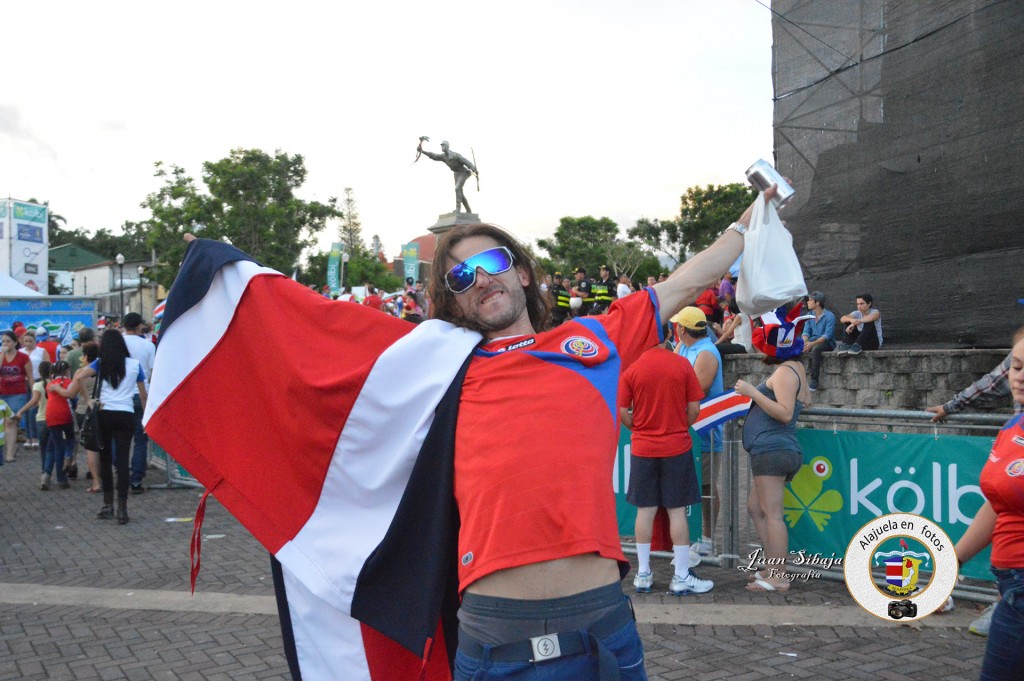 Foto: COSTA RICA PASA A CUARTOS DE FINAL EN EL MUNDIAL 2014 - Alajuela, Costa Rica