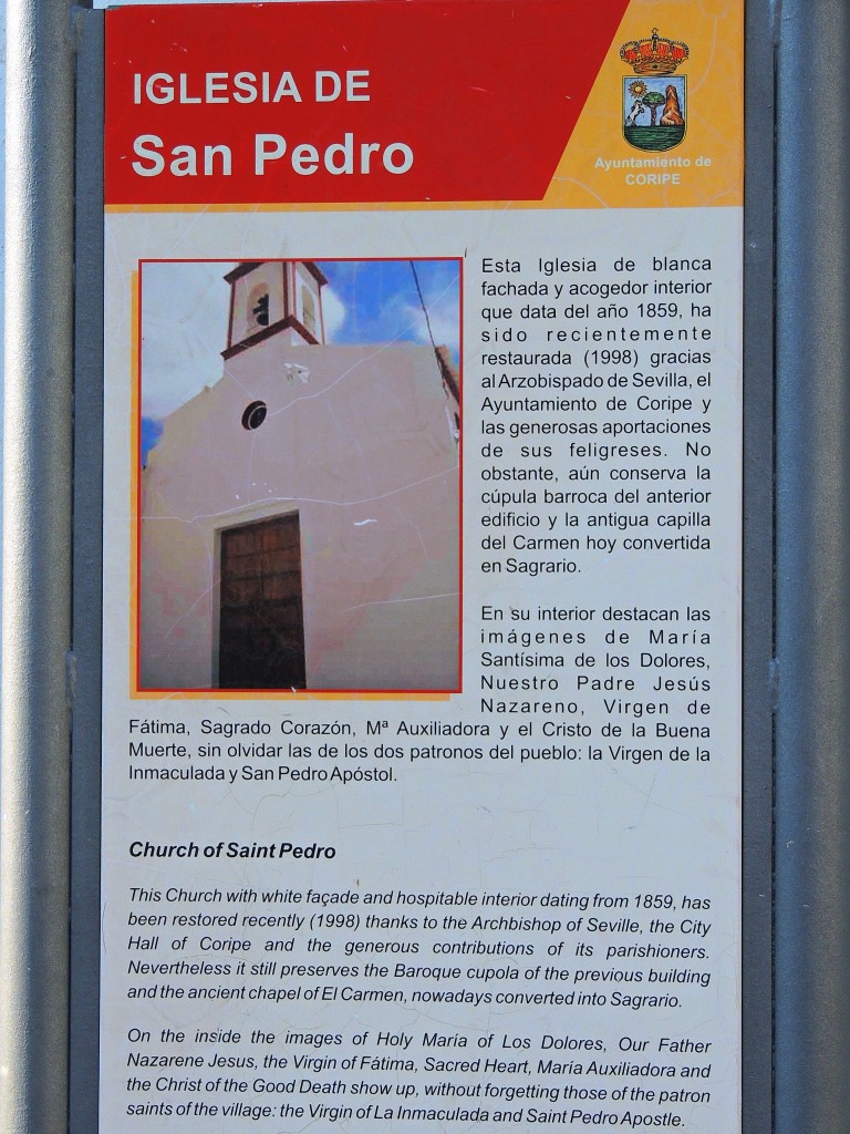 Foto: Información - Coripe (Sevilla), España