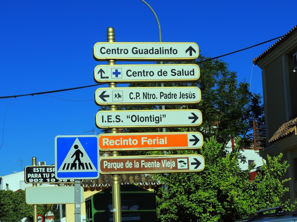 Foto: Indicaciones - Aznalcazar (Sevilla), España