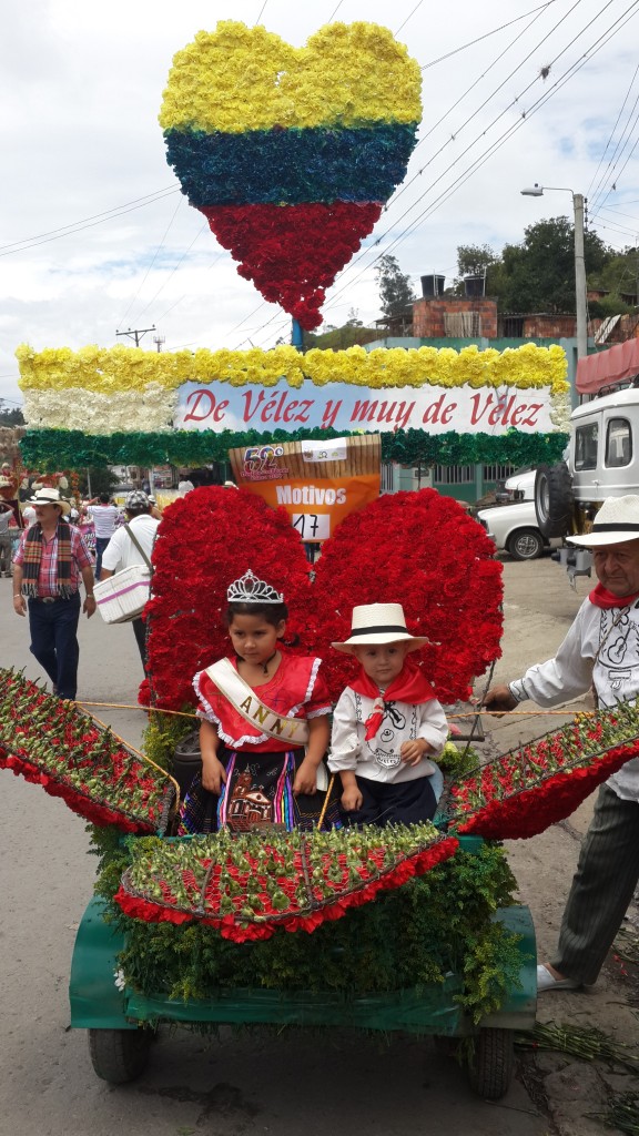 Foto: Desfile de las flores agosto 2014 - Vélez (Santander), Colombia