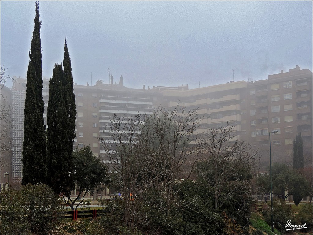 Foto: 150113-03 NIEBLA EN ZARAGOZA - Zaragoza (Aragón), España