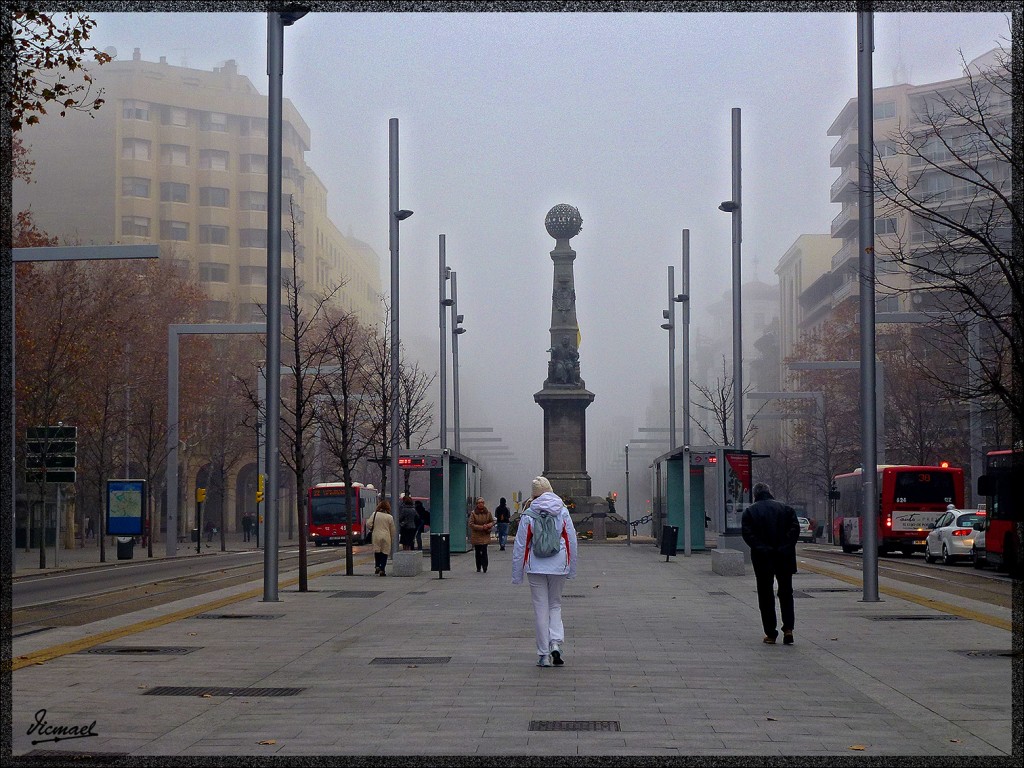Foto: 150115-29 NIEBLA ZARAGOZANA - Zaragoza (Aragón), España