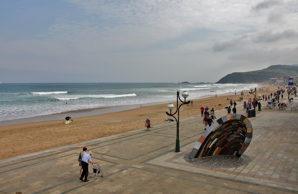 Foto: Playa - Zarautz (Gipuzkoa), España