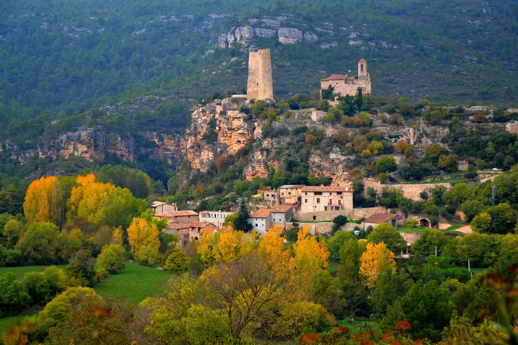 Foto: Otoño en la Ribera del Gaià. - Santa Perpetua de Gaià, Pontils. (Tarragona), España