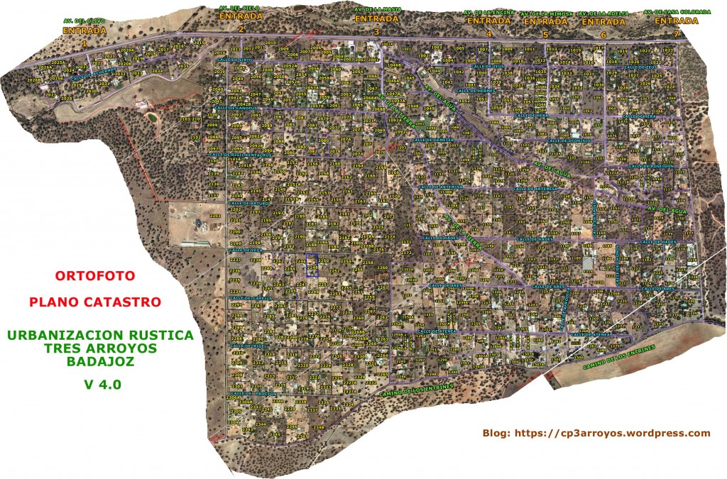 Foto: Ortofoto Urbanización Tres Arroyos De Badajoz - Badajoz (Extremadura), España