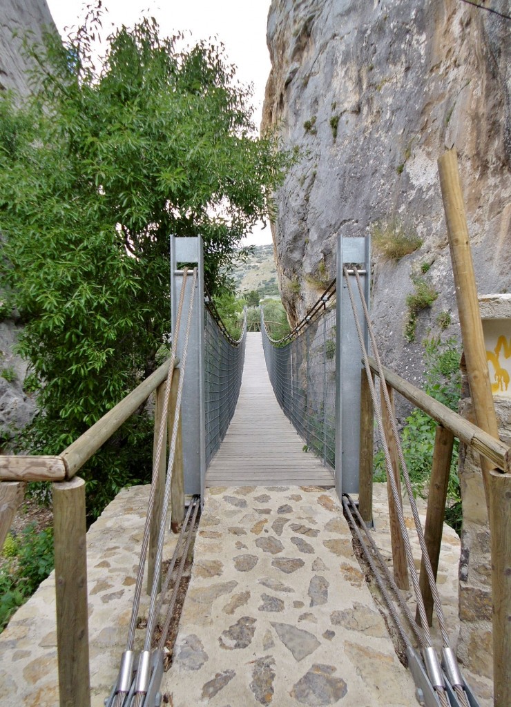Foto: Puente colgante - Zuheros (Córdoba), España