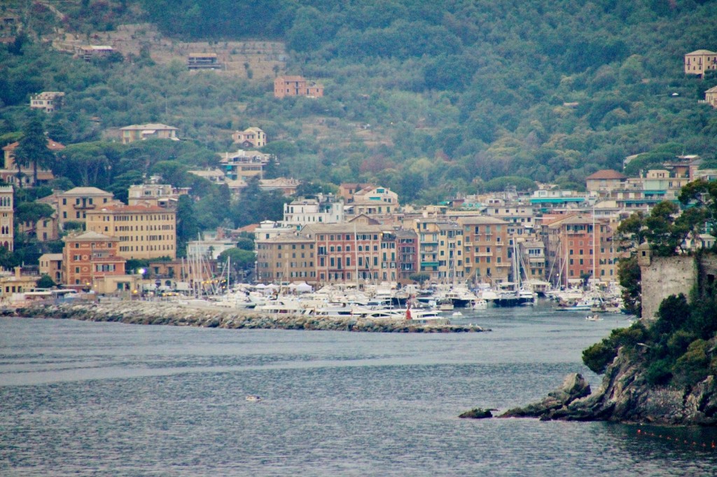 Foto: Vista de la ciudad - Rapallo (Liguria), Italia