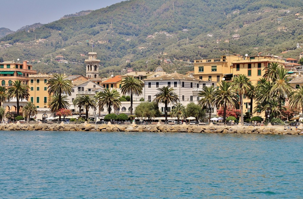 Foto: Vista de la ciudad - Rapallo (Liguria), Italia