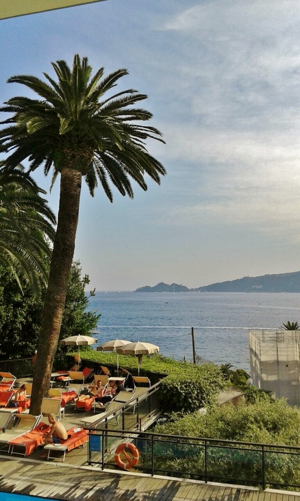 Foto: Vista del golfo del Tigullio - Rapallo (Liguria), Italia