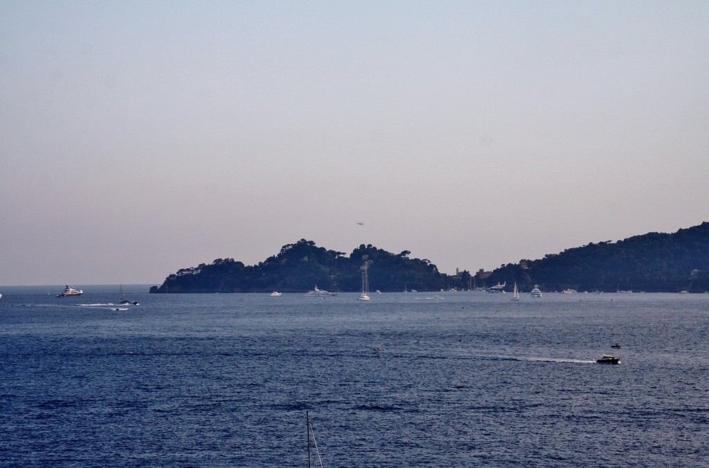 Foto: Vista del golfo del Tigullio - Rapallo (Liguria), Italia