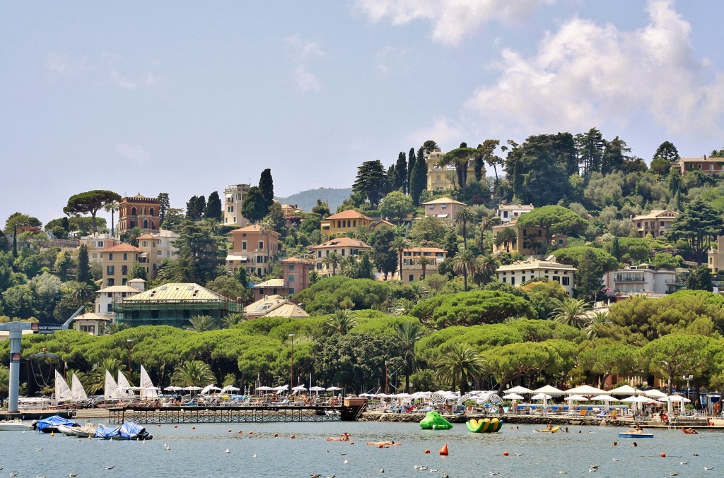 Foto: Vista de la ciudad - Rapallo (Liguria), Italia