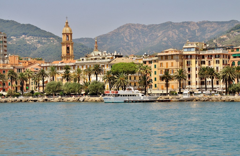 Foto: Vista de la ciudad - Rapallo (Liguria), Italia