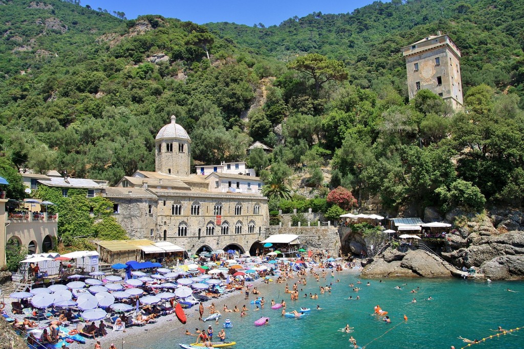 Foto: Abadía de San Fructuoso - Camogli (Liguria), Italia
