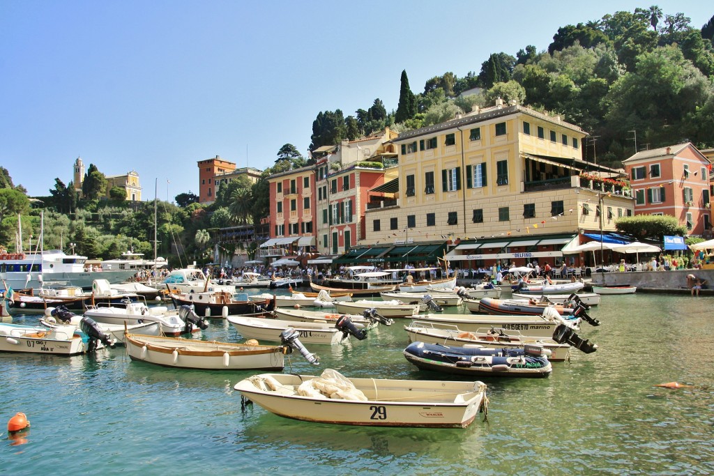 Foto: Vista del pueblo - Portofino (Liguria), Italia