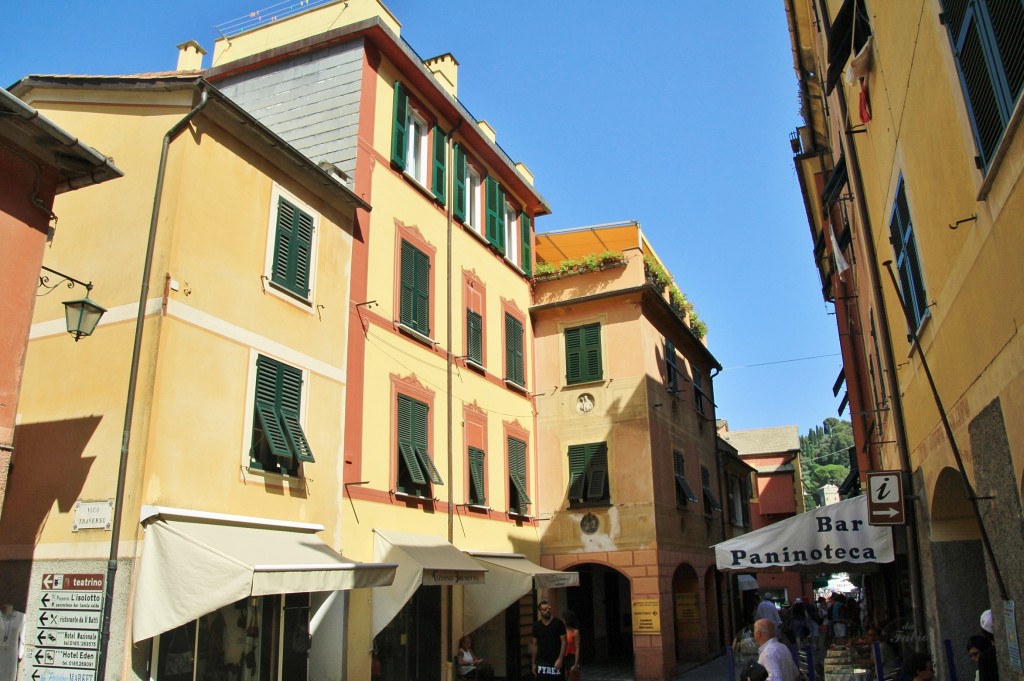 Foto: Vista del pueblo - Portofino (Liguria), Italia