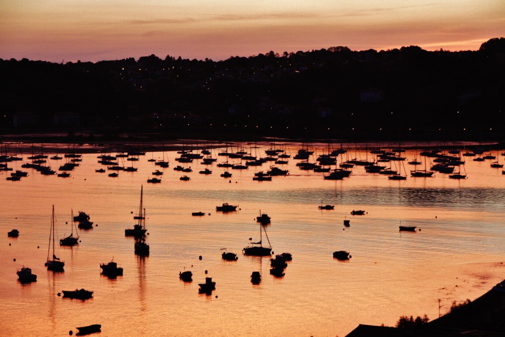 Foto: Desembocadura del Bidasoa - Hondarribia (Gipuzkoa), España
