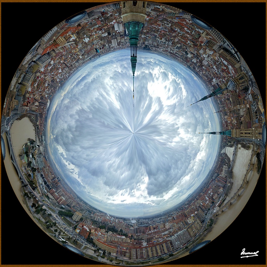 Foto: 150321-05 ZARAGOZA PANORAMICA ESFERA - Zaragoza (Aragón), España