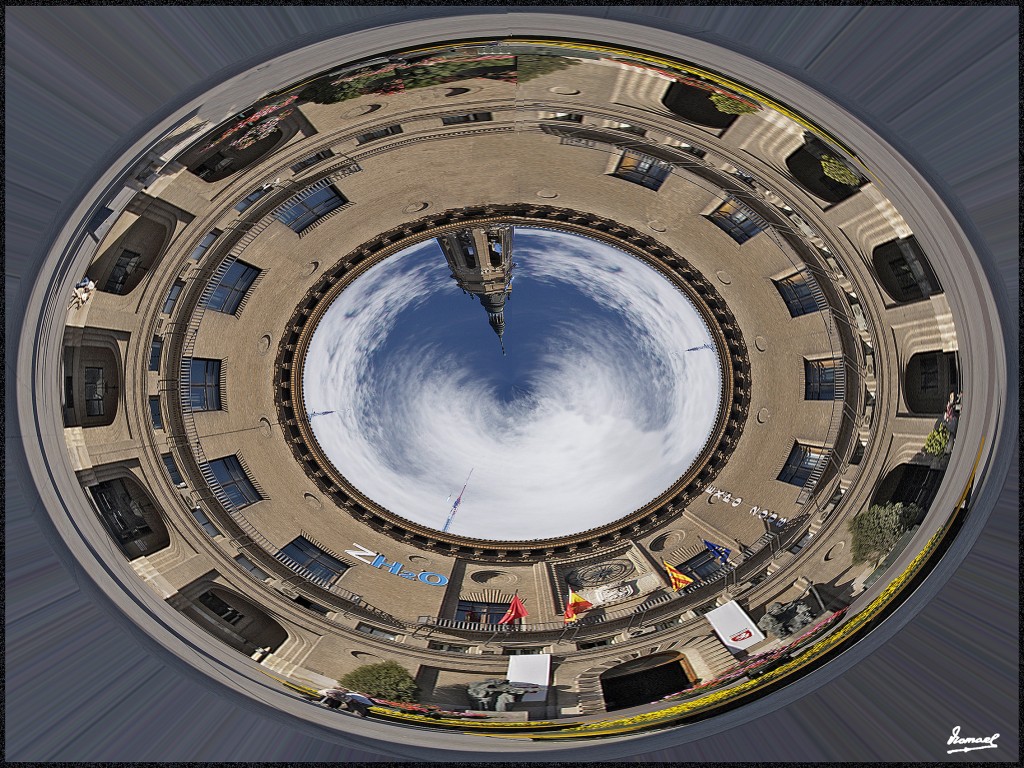 Foto: 150326 03 AYUNTAMIENTO OVAL - Zaragoza (Aragón), España