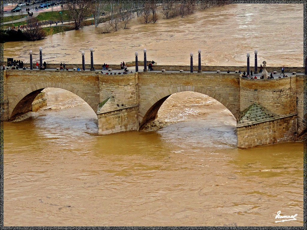 Foto: 150301-26 EBRO DESDE EL PILAR - Zaragoza (Aragón), España