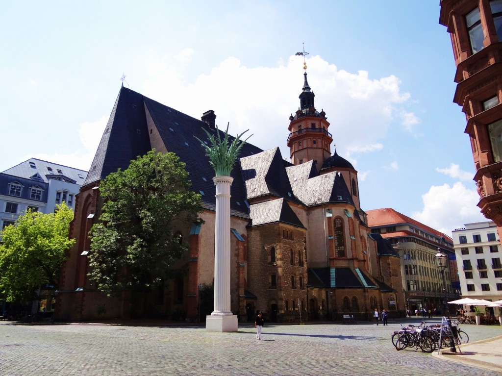 Foto: Nikolaikirchhof - Leipzig (Saxony), Alemania