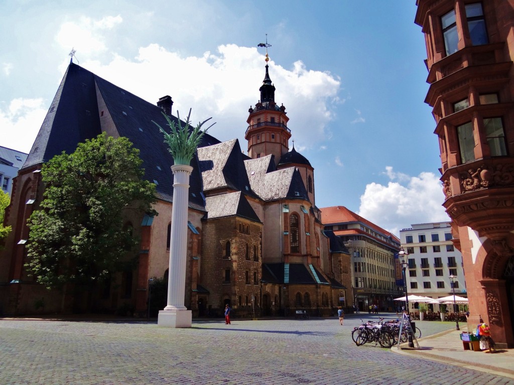 Foto: Nikolaikirchhof - Leipzig (Saxony), Alemania