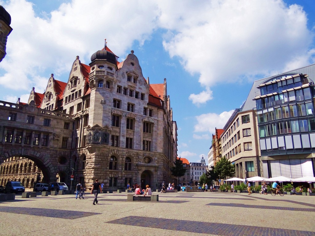 Foto: Burgplatz - Leipzig (Saxony), Alemania