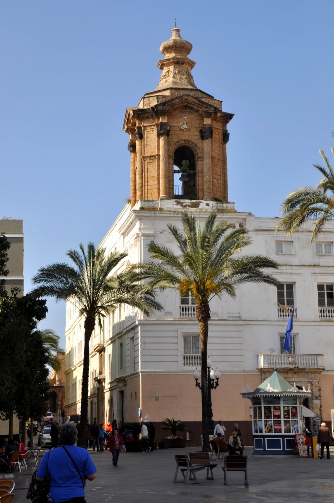 Foto: Detalle torre del campanario - Cadiz (Cádiz), España