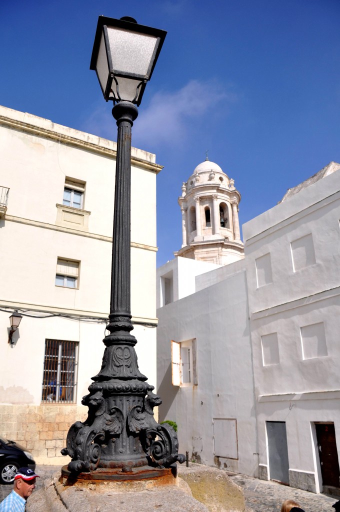 Foto: Farola de plaza antigua - Cadiz (Cádiz), España
