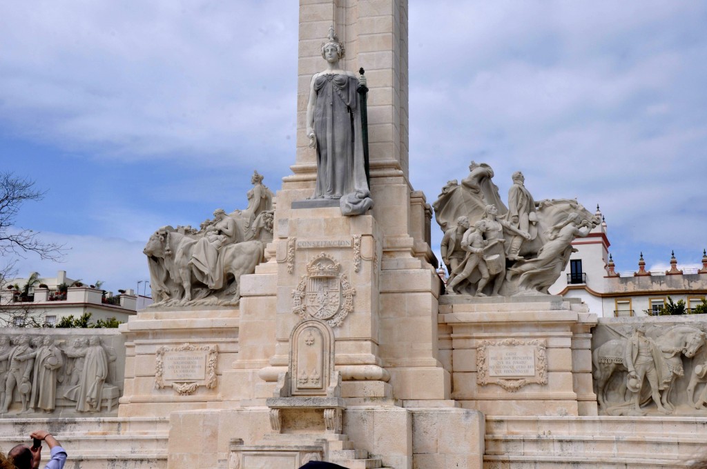 Foto: Detalle del monumento - Cadiz (Cádiz), España