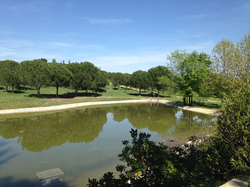 Foto Lago artificial Madrid de Madrid), España