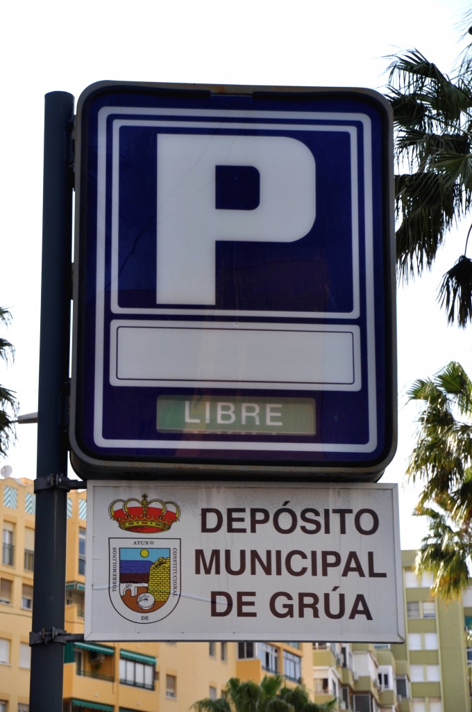 Foto: Señal de trafico - Torremolinos (Málaga), España