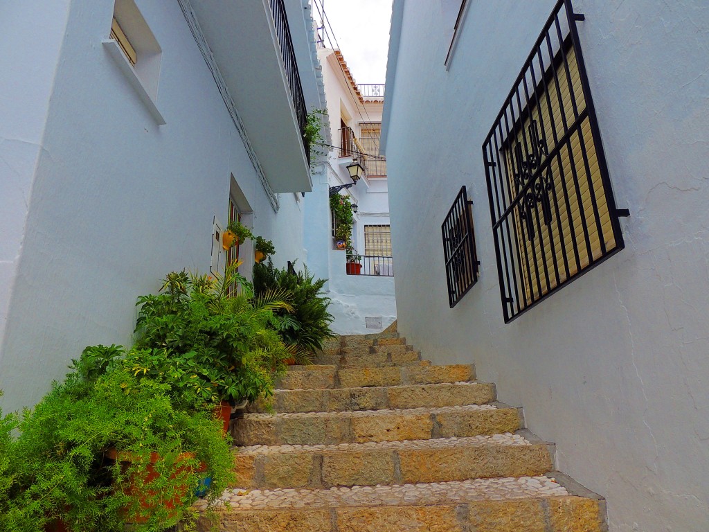 Foto: Calle Algarrobillo - Frigiliana (Málaga), España