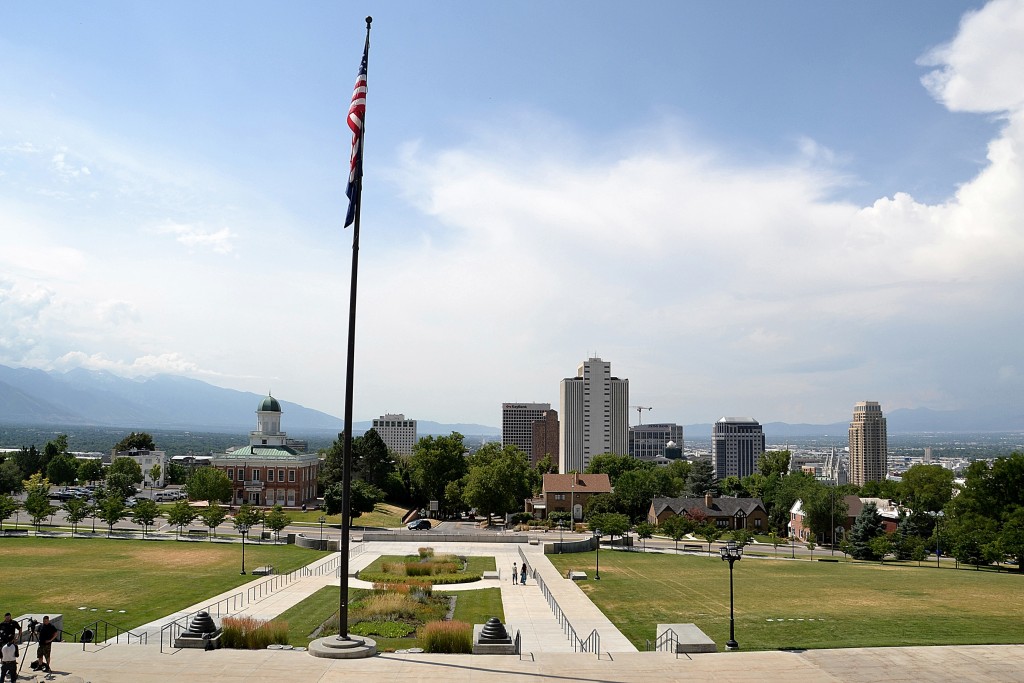 Foto: Salt Lake City desde Utah State Capitol - Salt Lake City (Utah), Estados Unidos