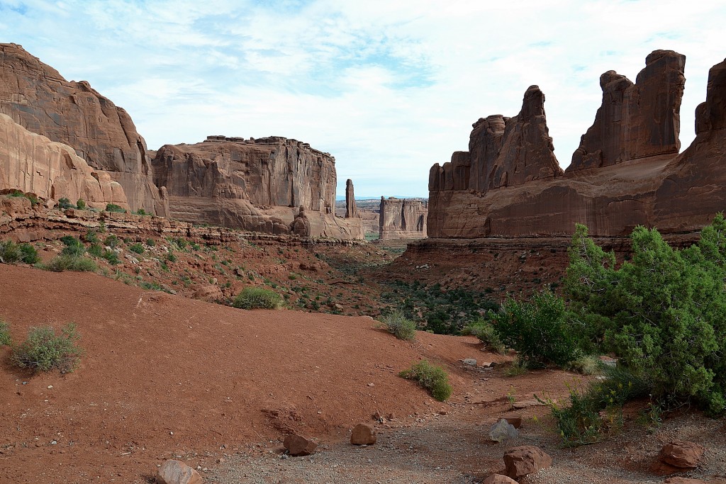 Foto: Park Ave Viewpoint - Arches NP (Utah), Estados Unidos