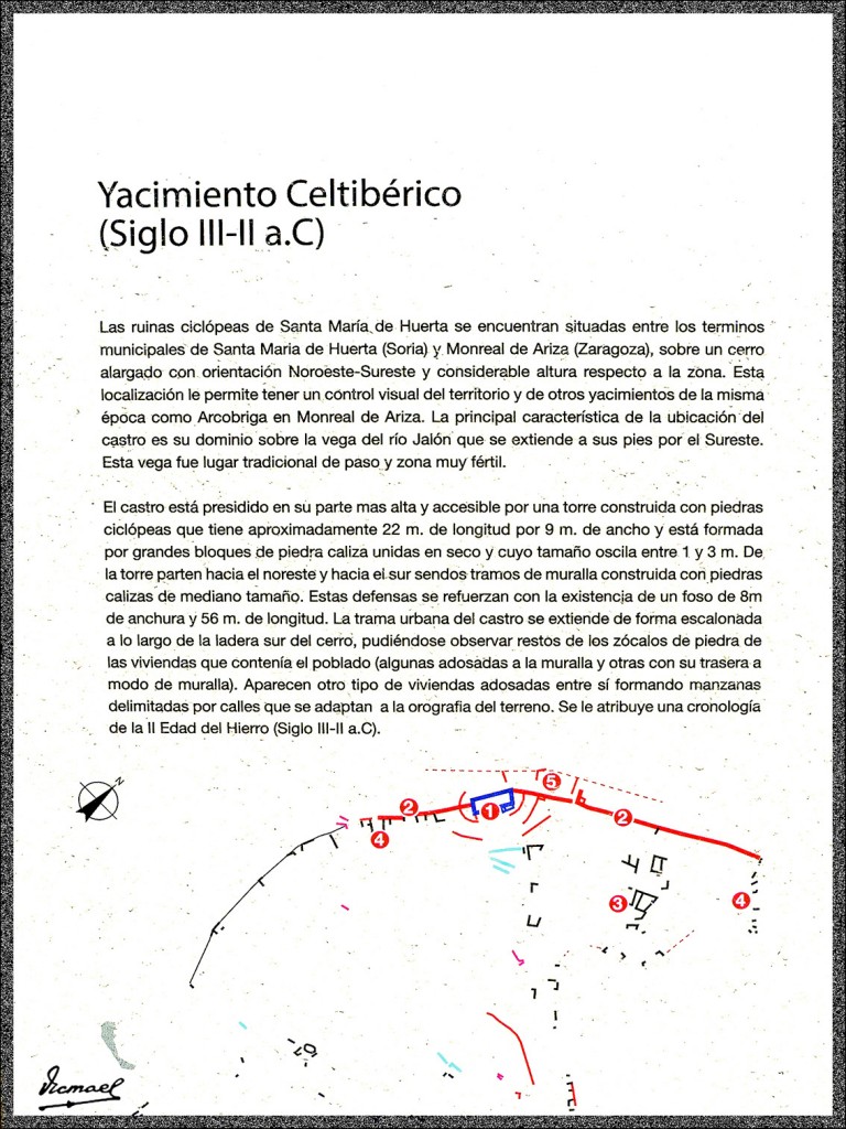Foto: 150825-23 CASTRO CELTA STA Mº - Santa Maria De Huerta (Soria), España