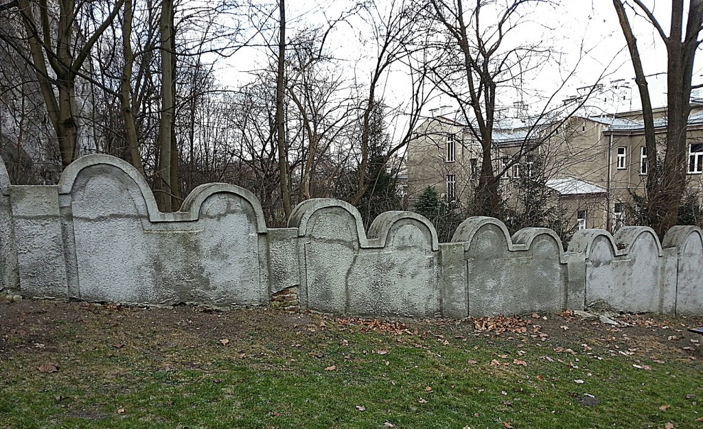 Foto: Ghetto Wall Fragments - Muro Gueto de Cracovia. - Cracovia (Lesser Poland Voivodeship), Polonia