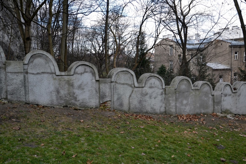 Foto: Ghetto Wall Fragments - Muro Gueto de Cracovia. - Cracovia (Lesser Poland Voivodeship), Polonia