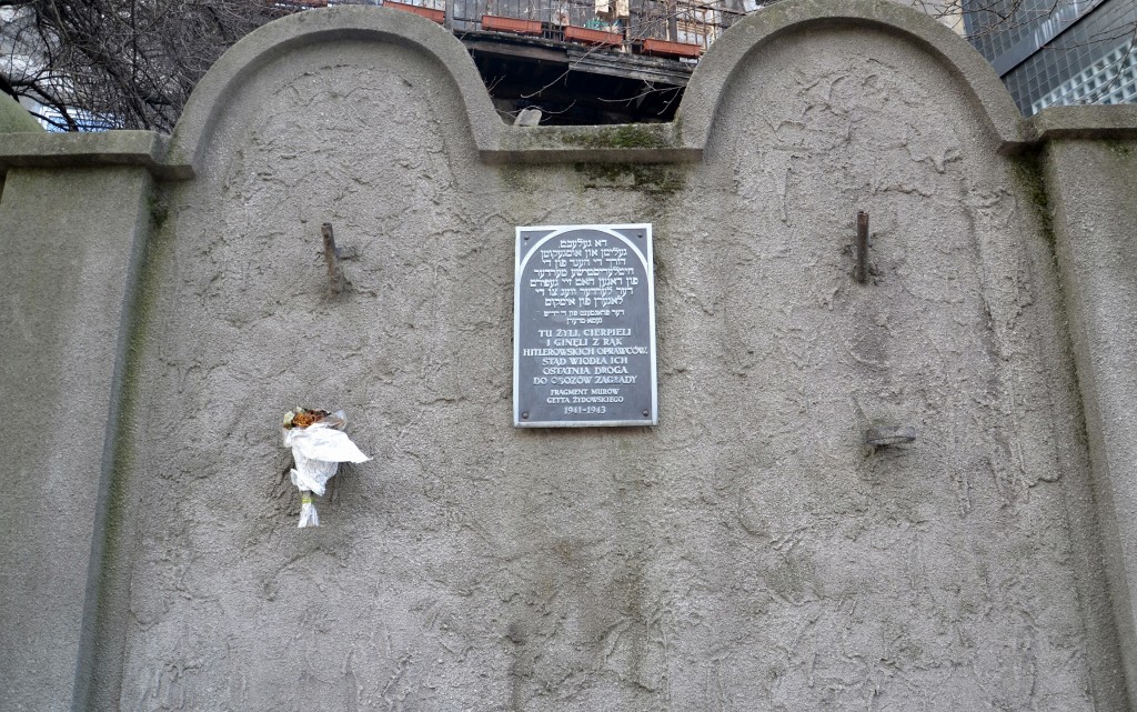 Foto: Ghetto Wall Fragments - Muro Gueto de Cracovia. - Cracovia (Lesser Poland Voivodeship), Polonia