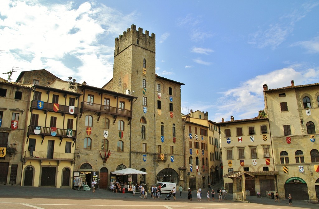 Foto: Plaza Grande - Arezzo (Tuscany), Italia