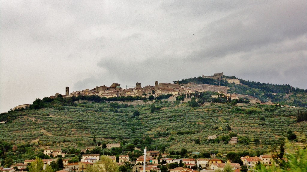 Foto: Vista del pueblo - Cortona (Tuscany), Italia
