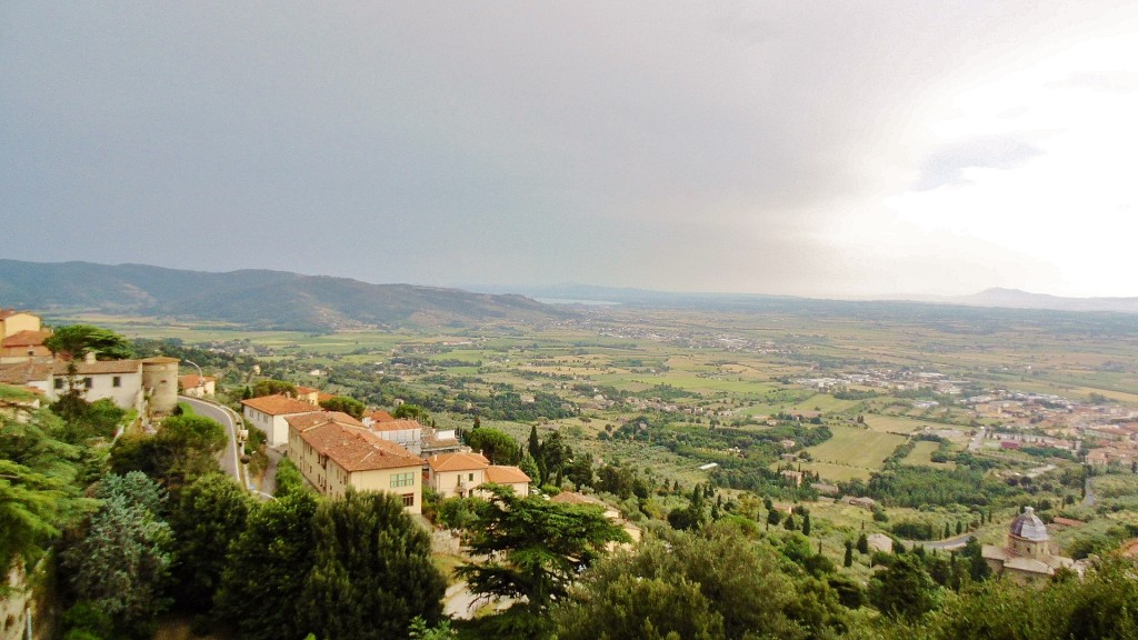 Foto: Vistas desde el pueblo - Cortona (Tuscany), Italia