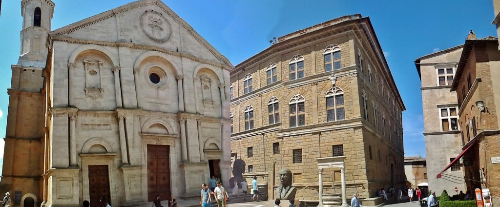 Foto: Plaza Pio II - Pienza (Tuscany), Italia