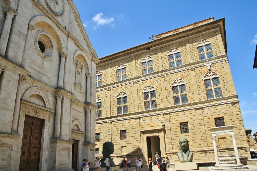 Foto: Plaza Pio II - Pienza (Tuscany), Italia