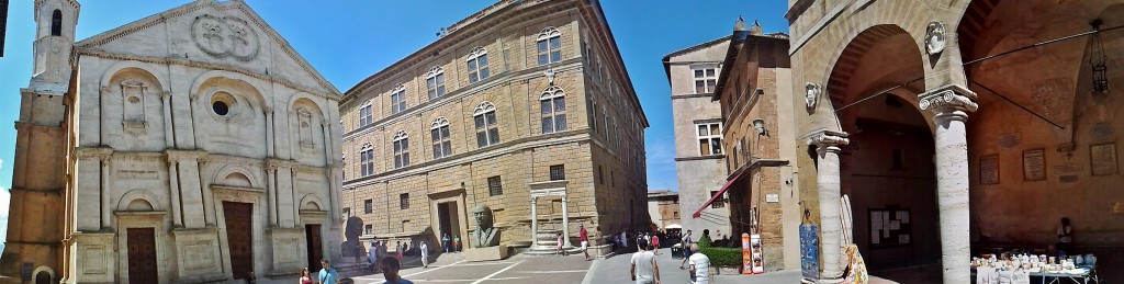 Foto: Plaza Pio II - Pienza (Tuscany), Italia