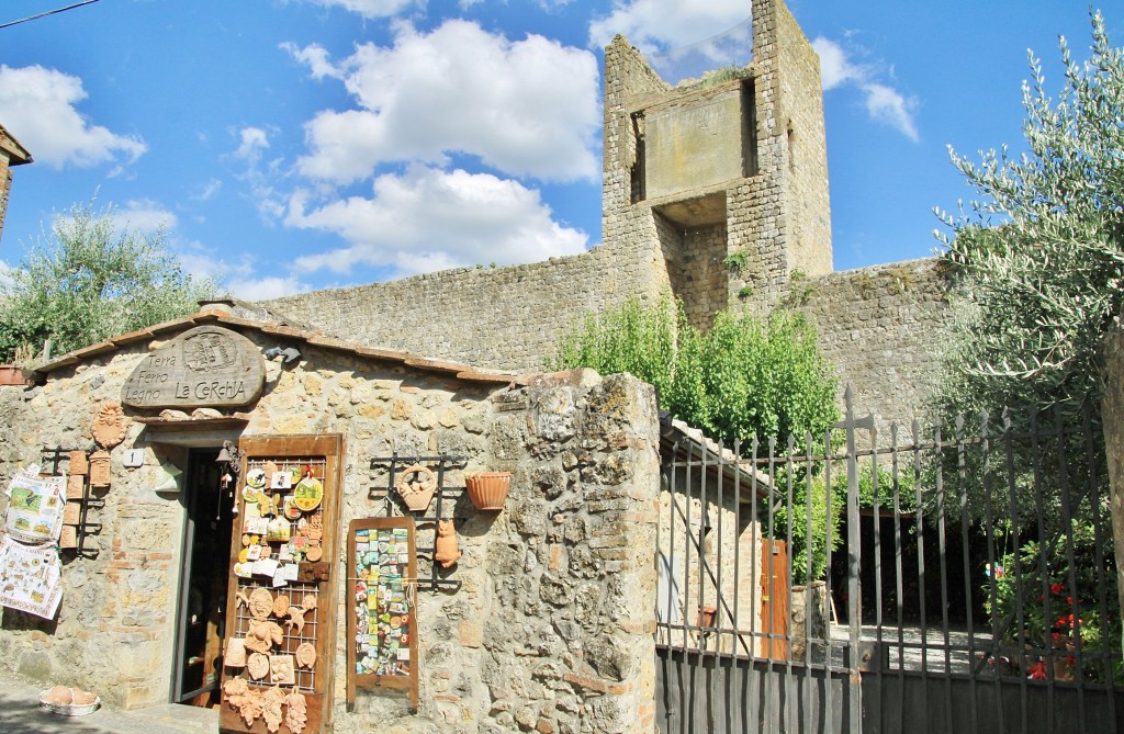 Foto: Recinto amurallado - Monteriggioni (Tuscany), Italia